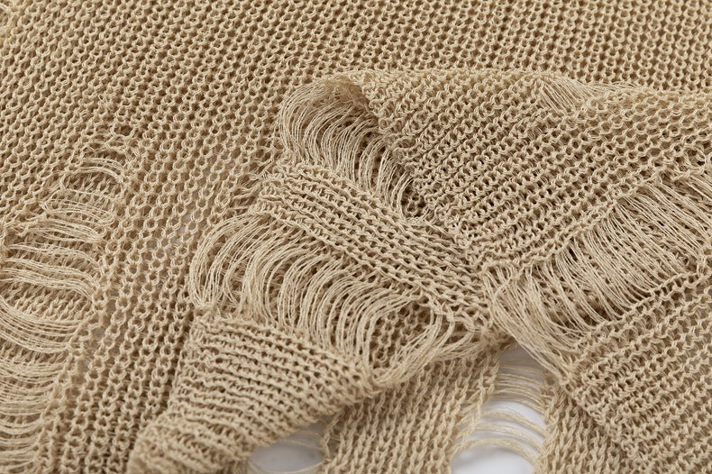 Suéter punto agujero