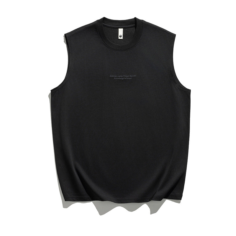 Camiseta lettering sleeveless