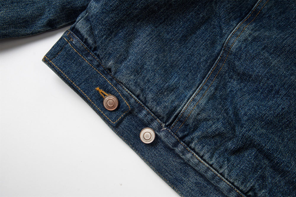 Chaqueta denim algodón