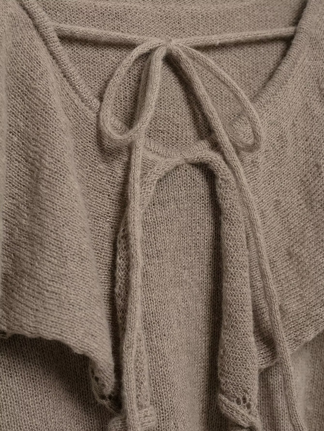 Suéter punto volantes