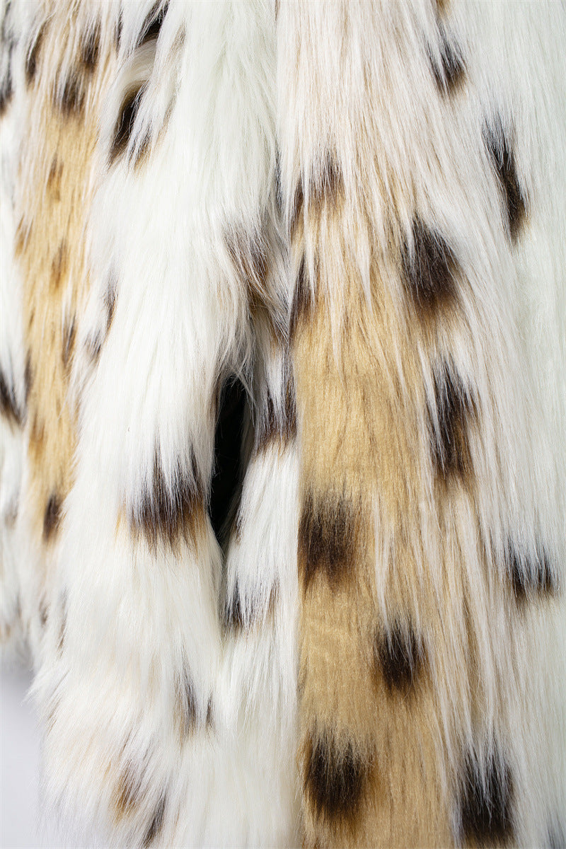 Abrigo animal print