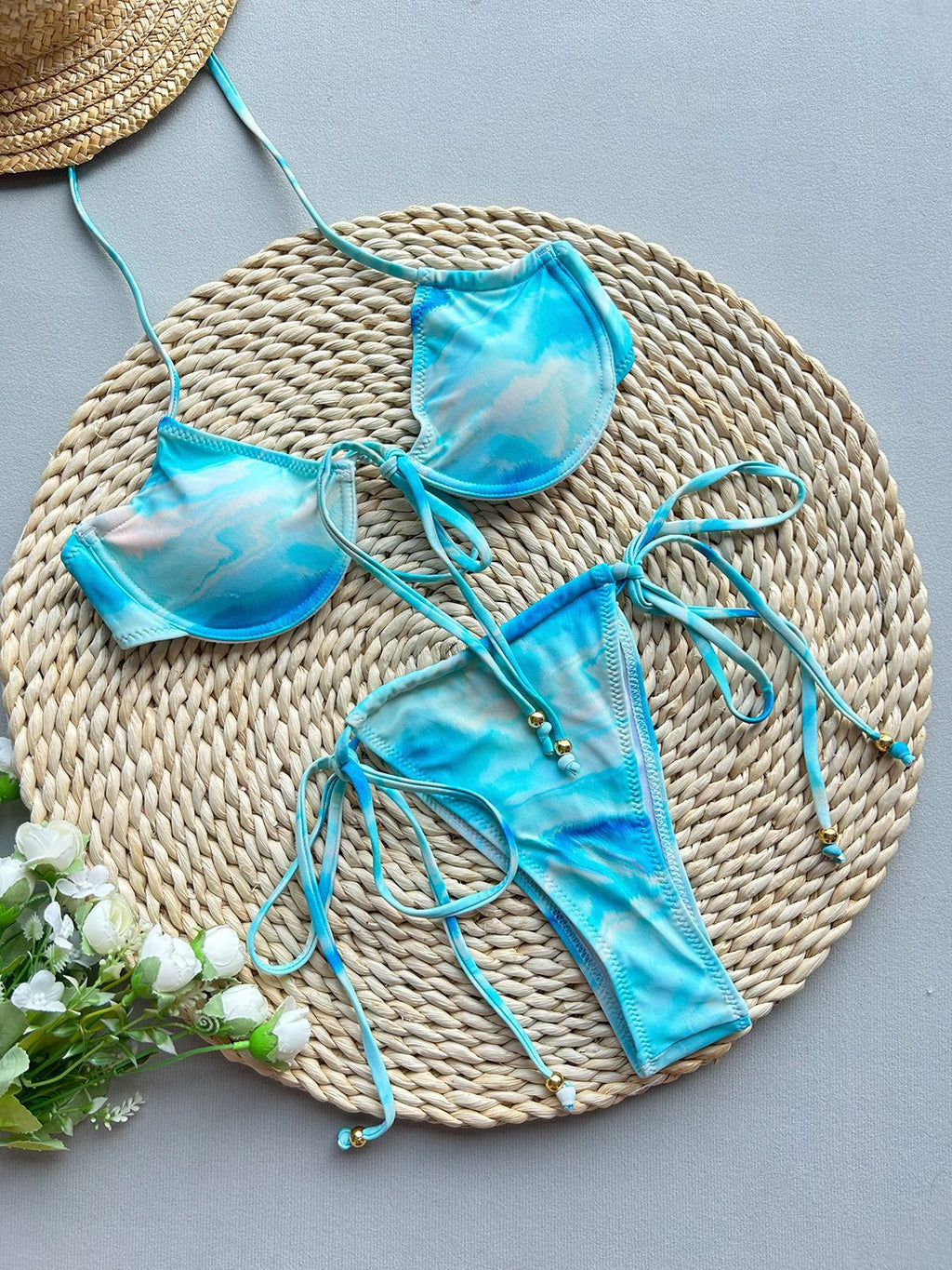 Bikini tiras print