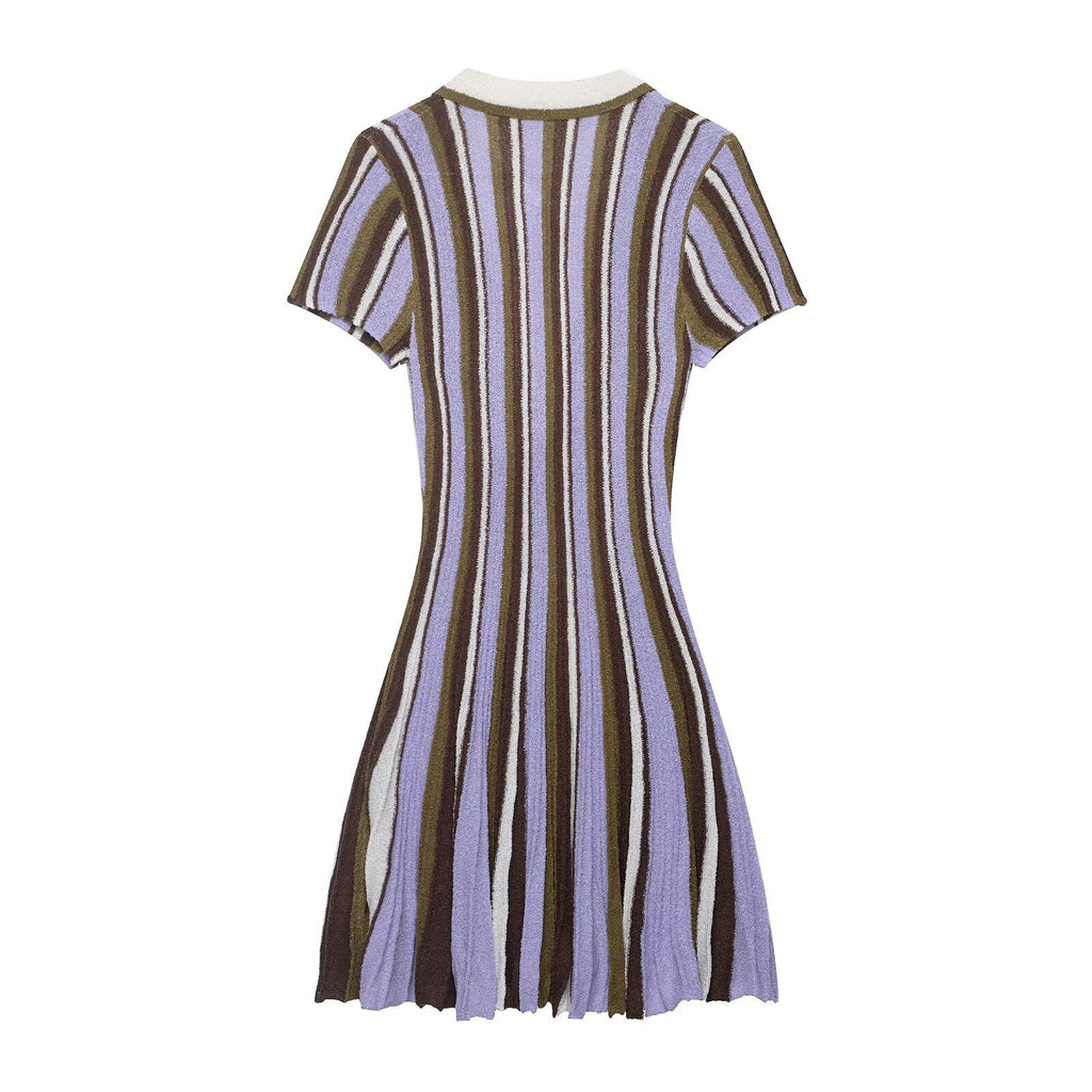 Vestido cuello polo