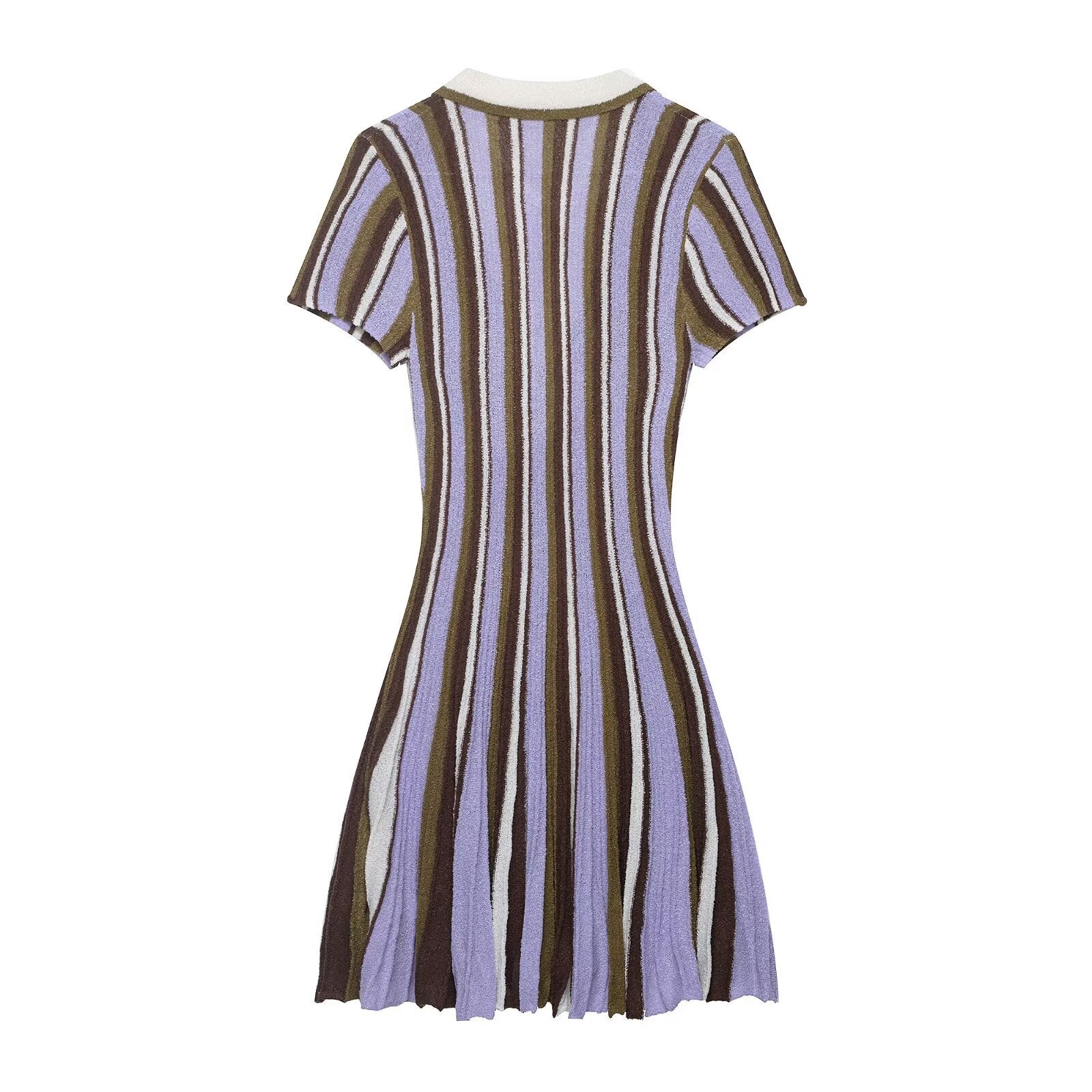 Vestido cuello polo