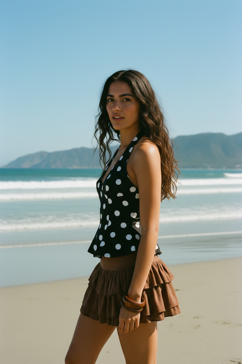 Top halter lunares