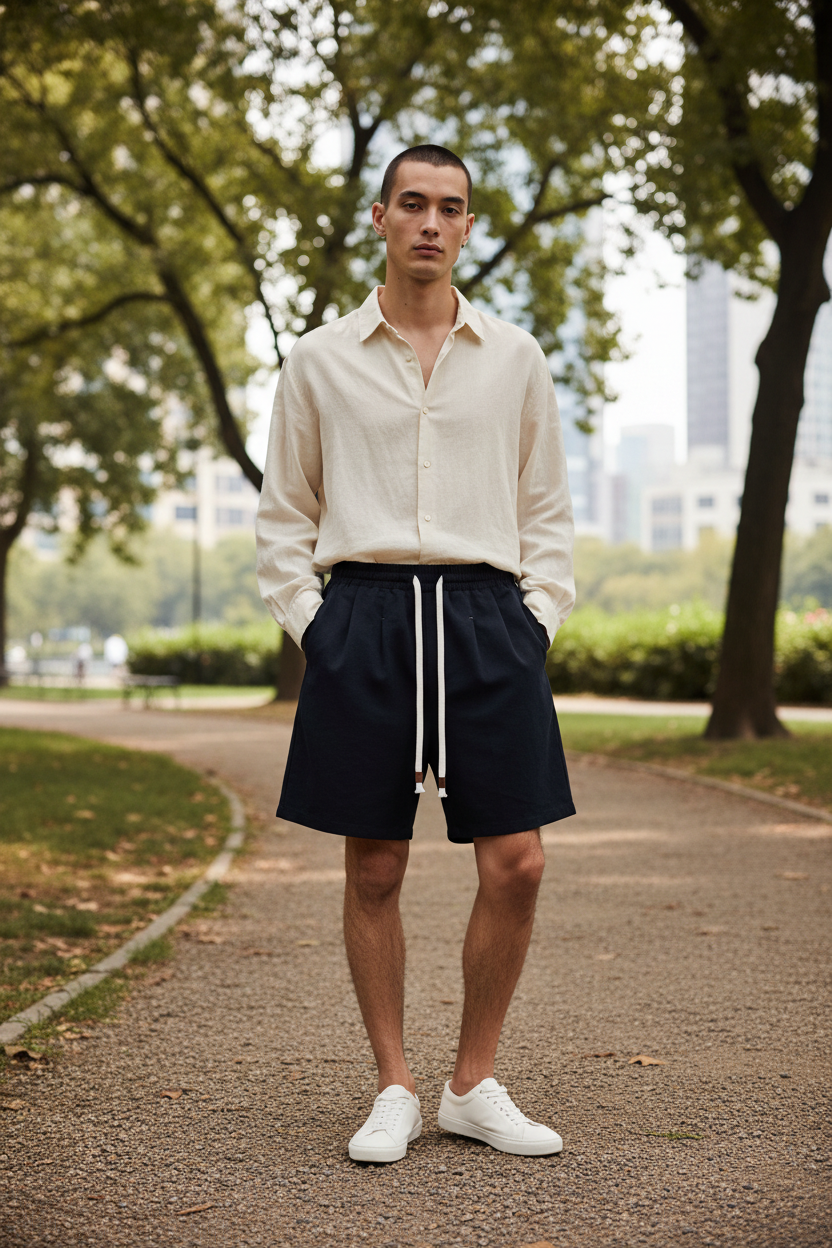 Pantalón corto algodón