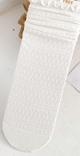 Calcetines calados ondulado