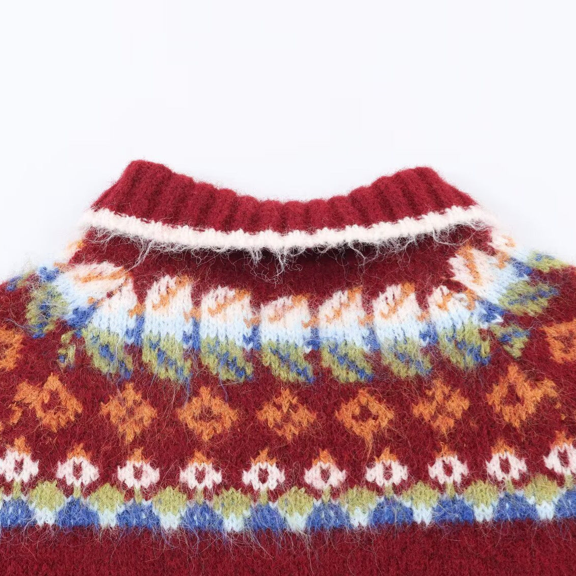 Chaqueta punto jacquard