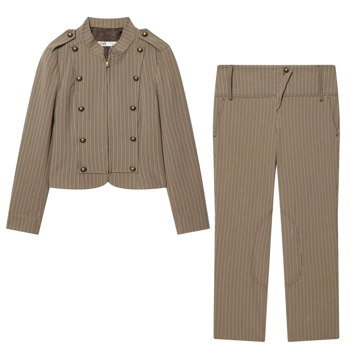 SET CHAQUETA Y PANTALÓN RAYA DIPLOMÁTICA