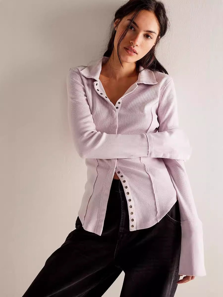 Camisa punto abertura