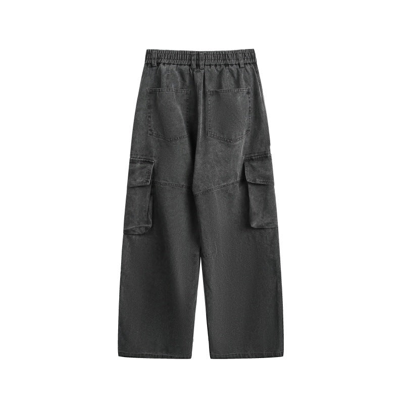 Pantalón multi-bolsillos patchwork