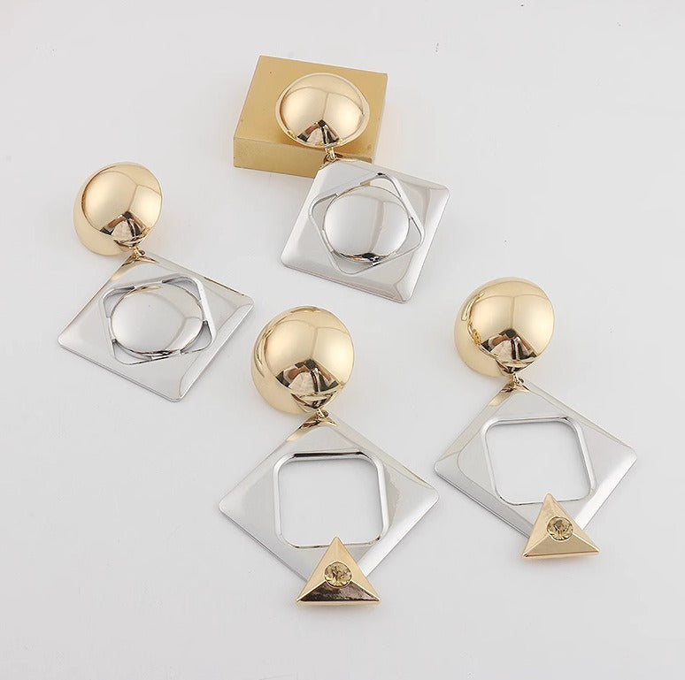 PENDIENTES GEOMÉTRICOS COMBINADOS
