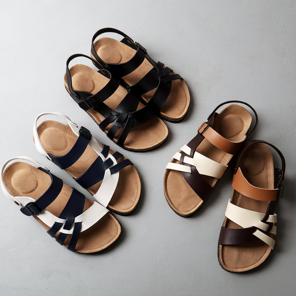 Sandalia plana Cork