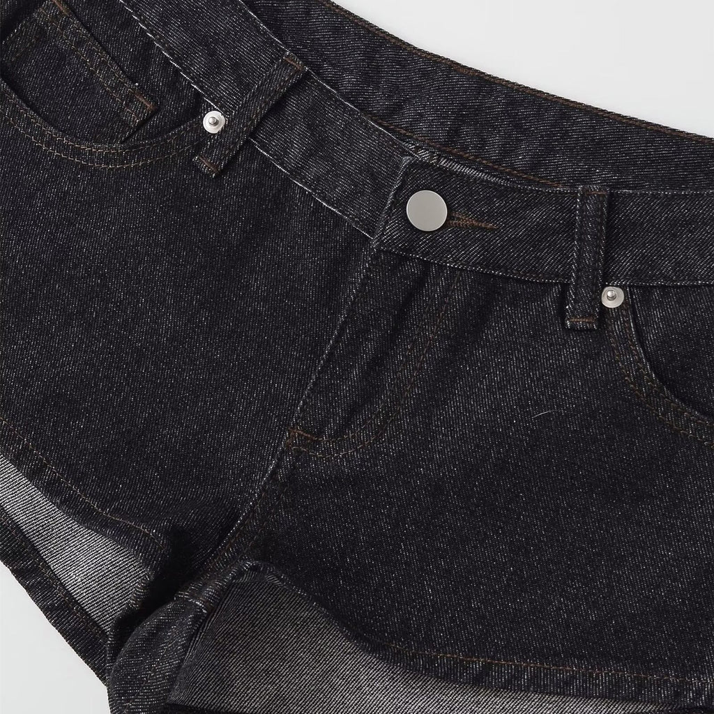 Short micro denim