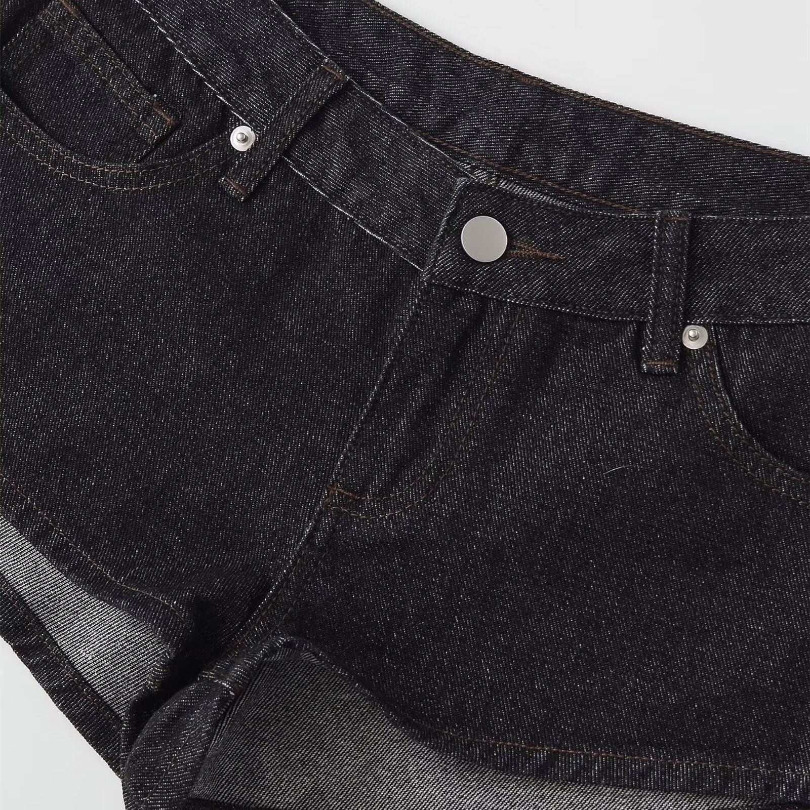 Short micro denim