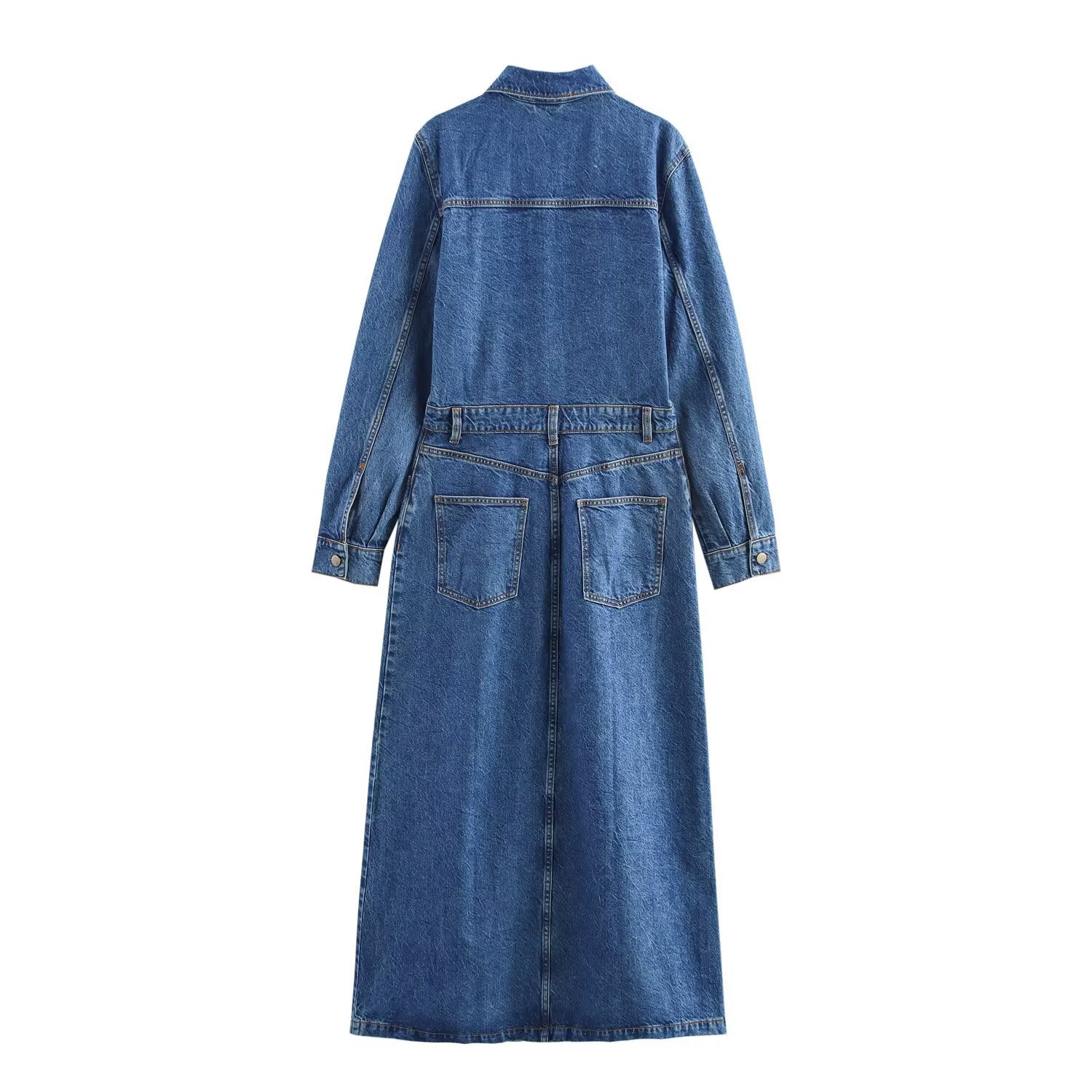 Vestido denim mezclilla