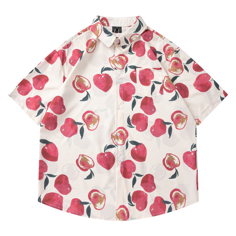 Camisa print loose-fit