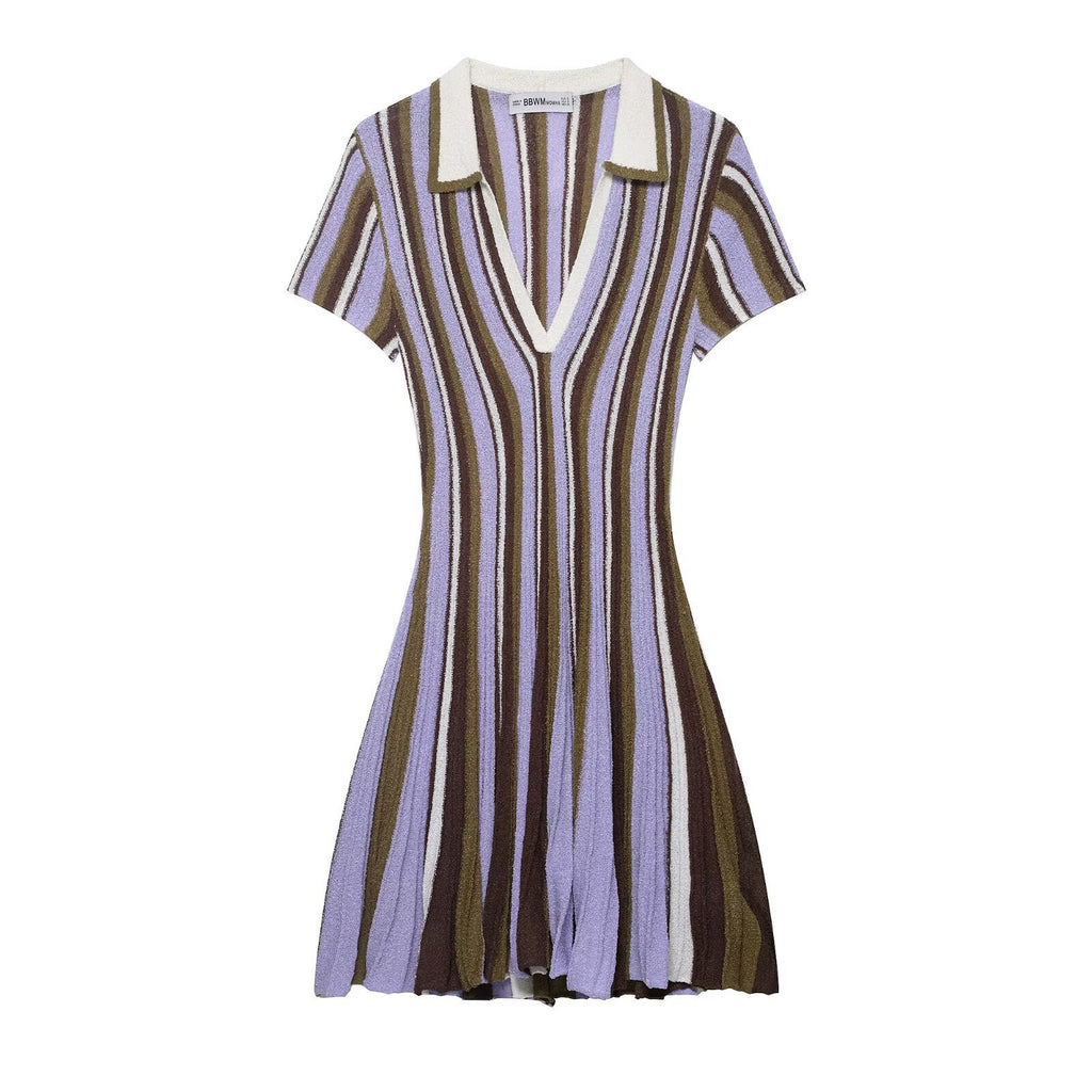 Vestido cuello polo