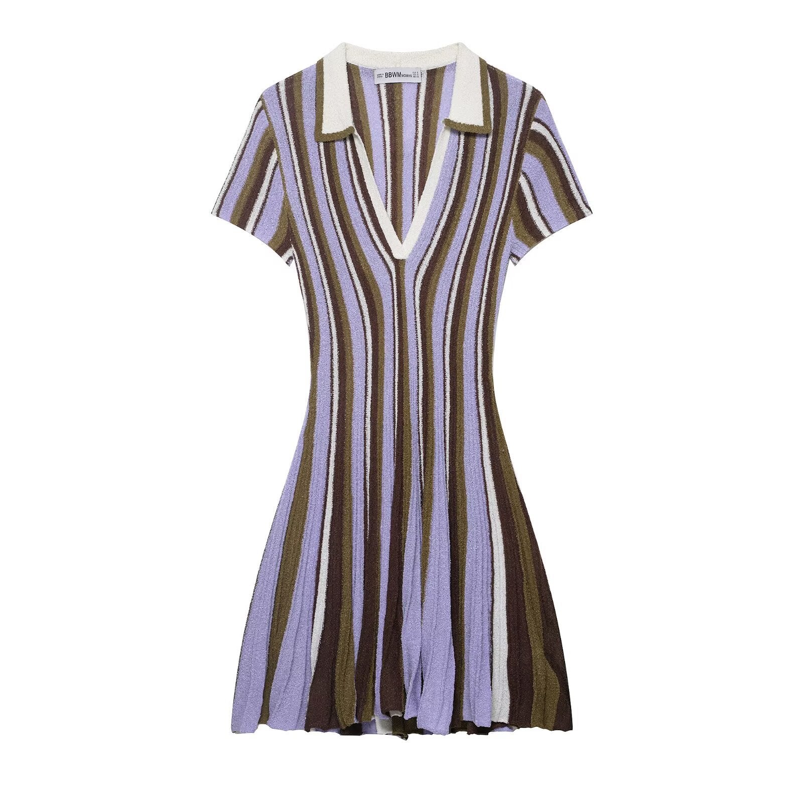 Vestido cuello polo