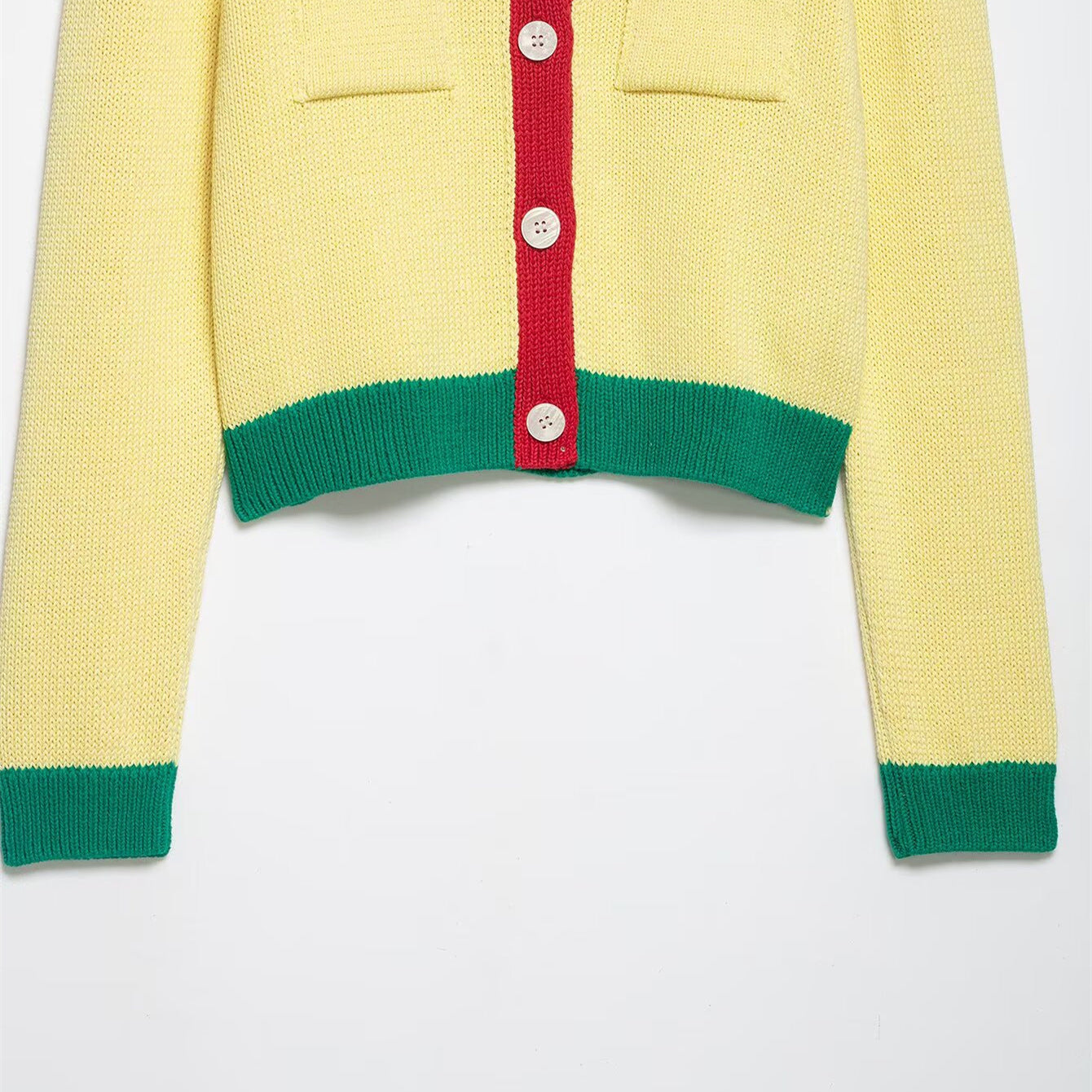 CHAQUETA PUNTO COLOR-BLOCK