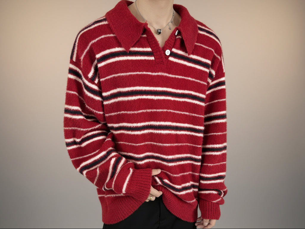 Suéter punto rayas