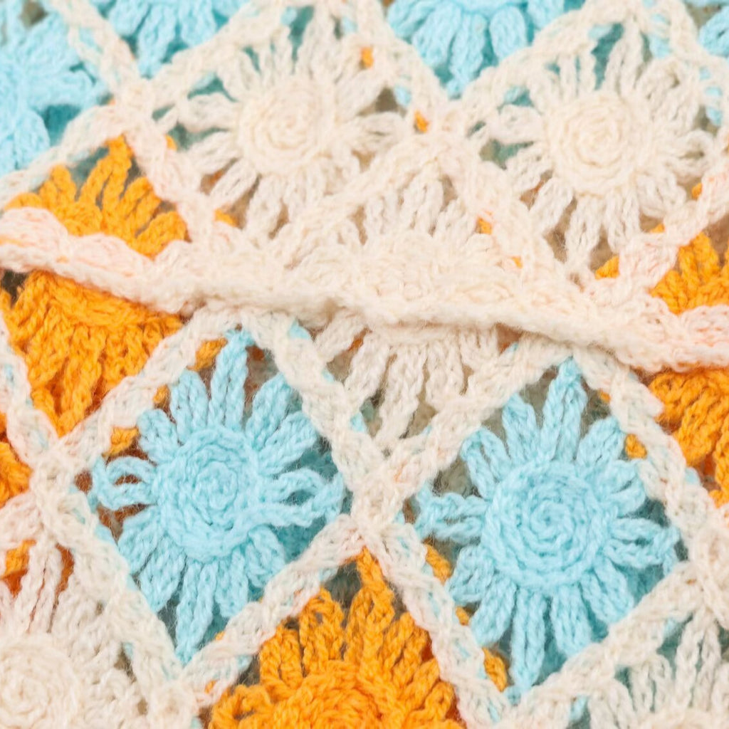 Vestido mini crochet