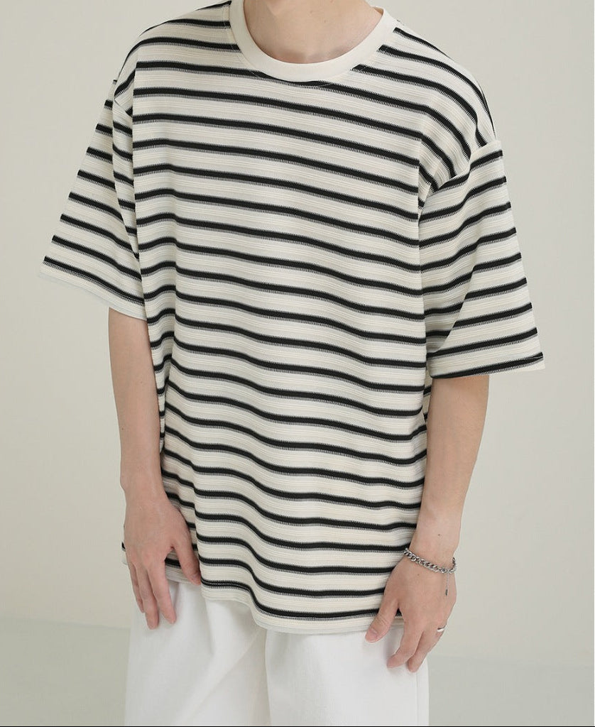 Camiseta oversize rayas
