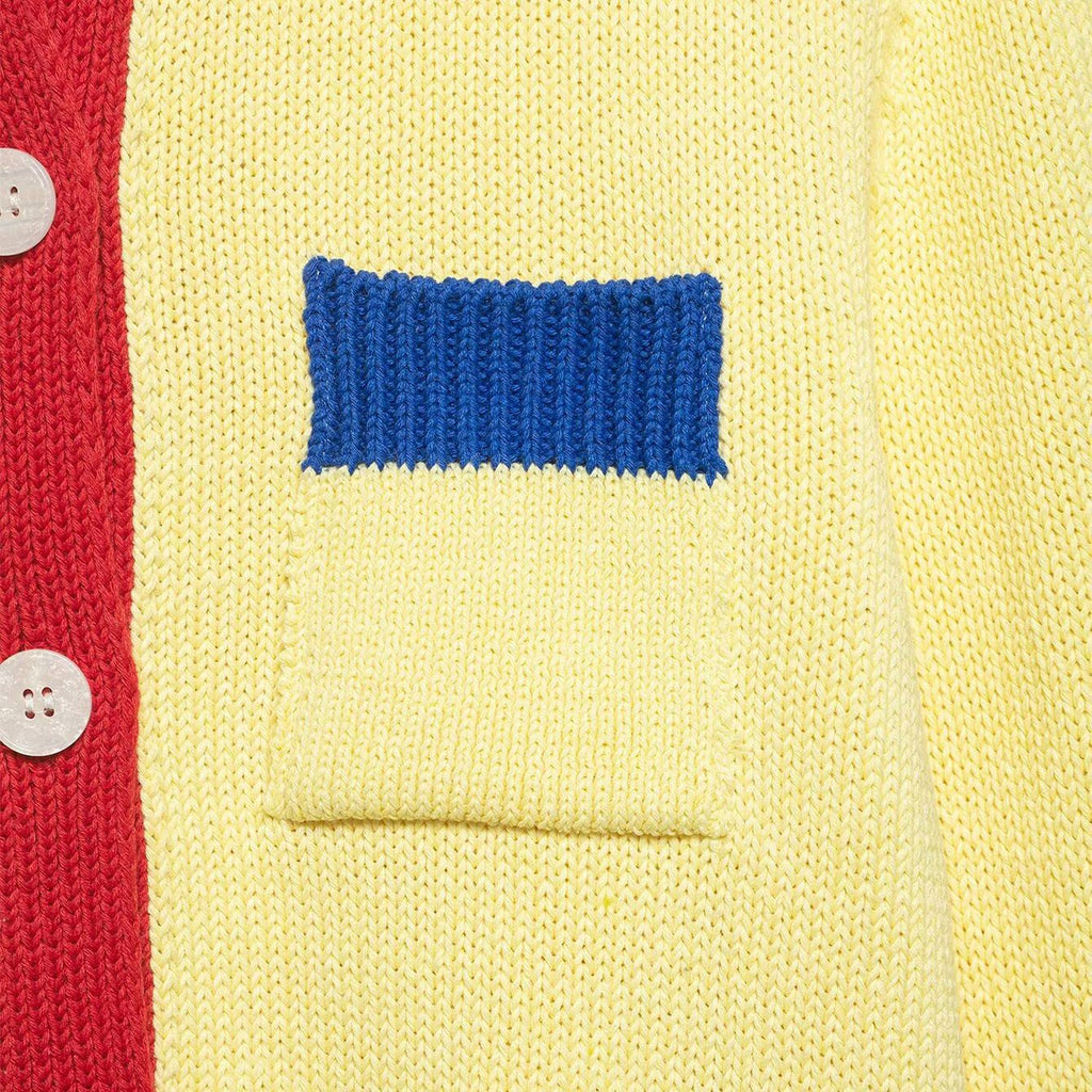 CHAQUETA PUNTO COLOR-BLOCK
