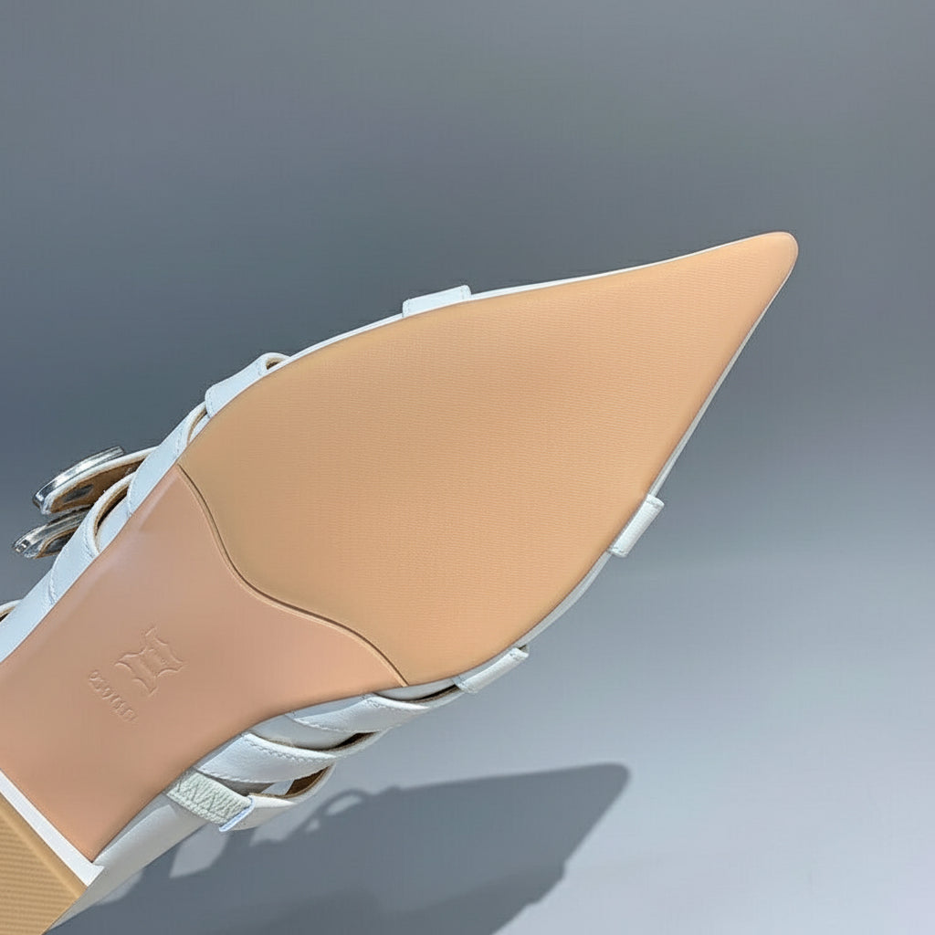 Zapato plano hebilla