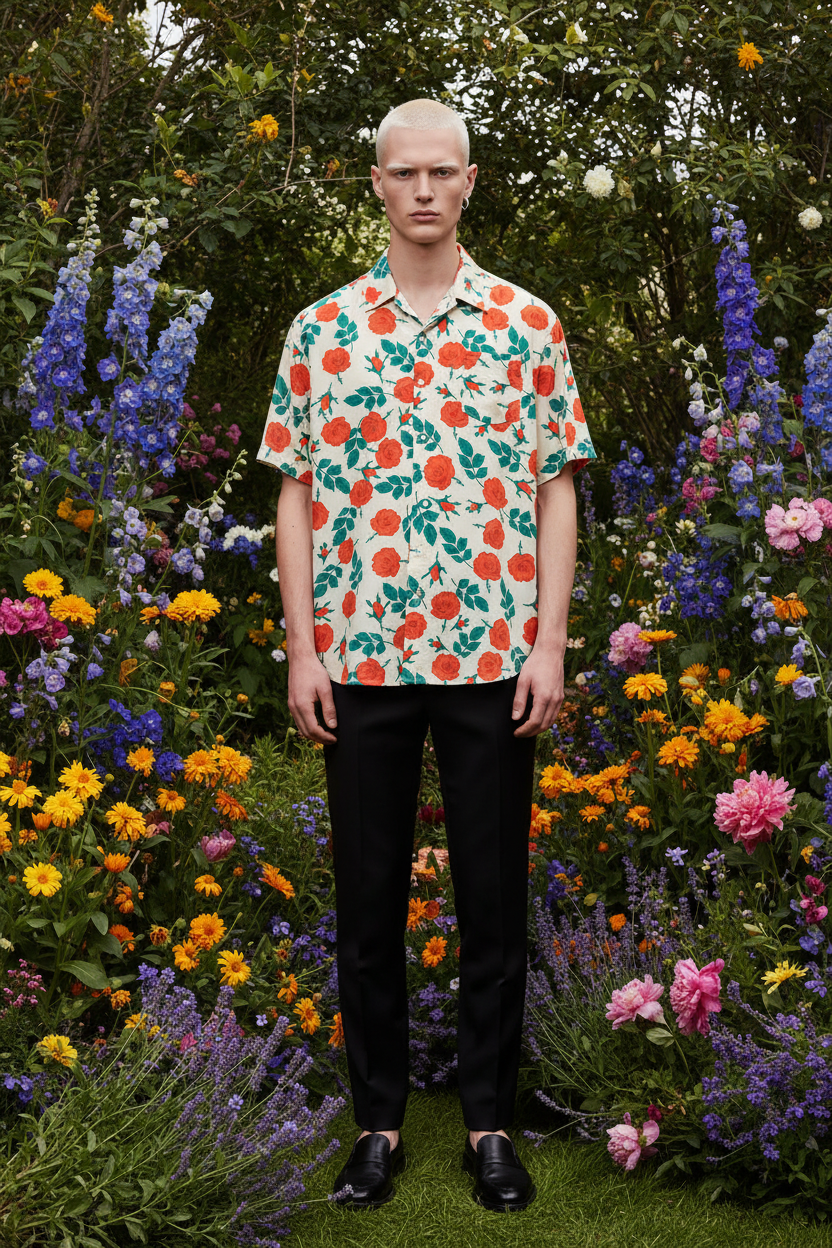 Camisa print floral