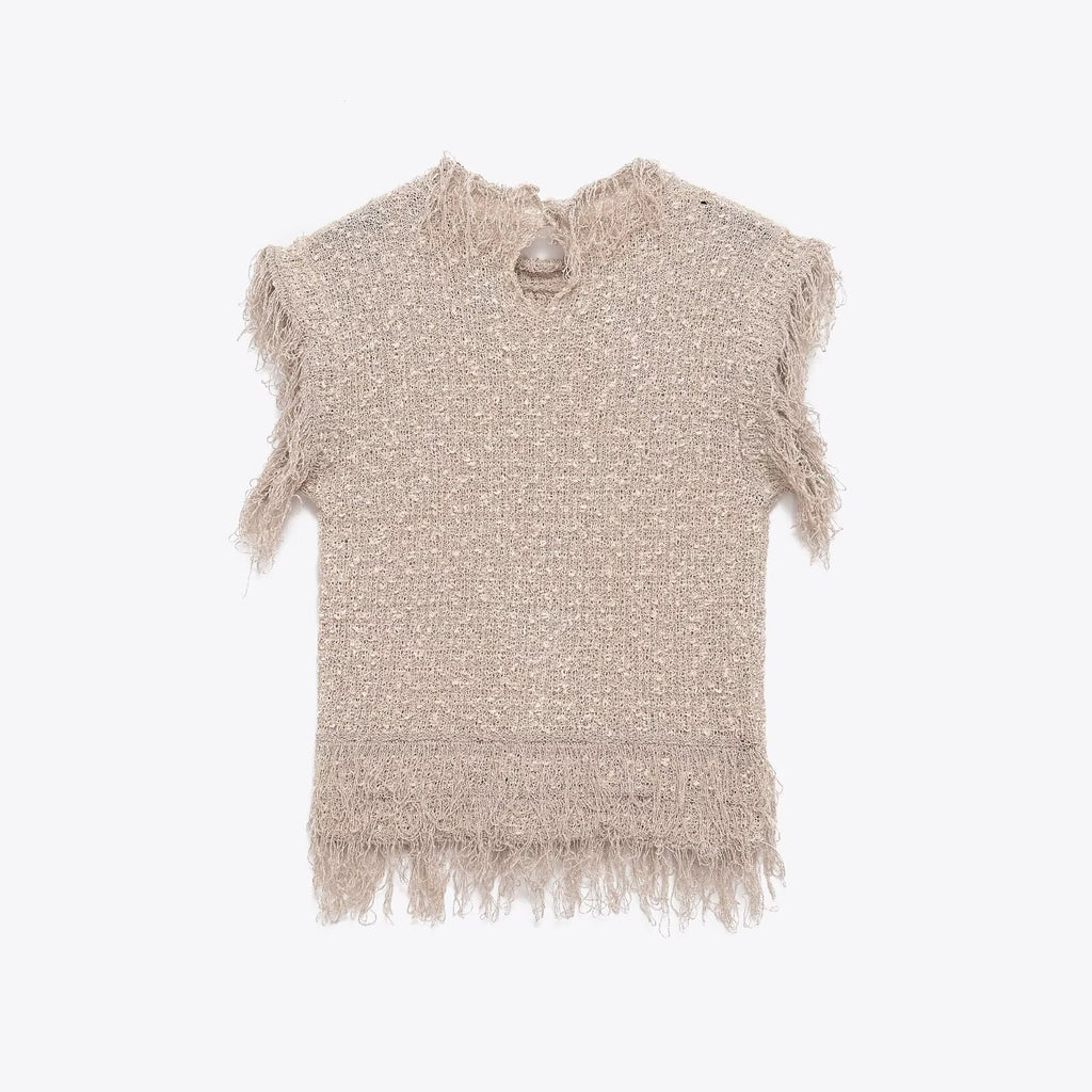 Chaleco punto pullover