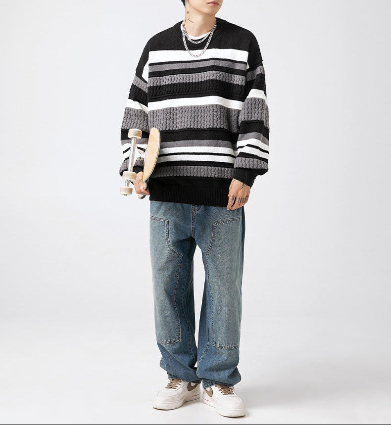 Suéter cuello redondo