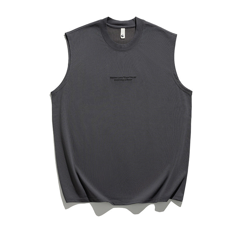 Camiseta lettering sleeveless