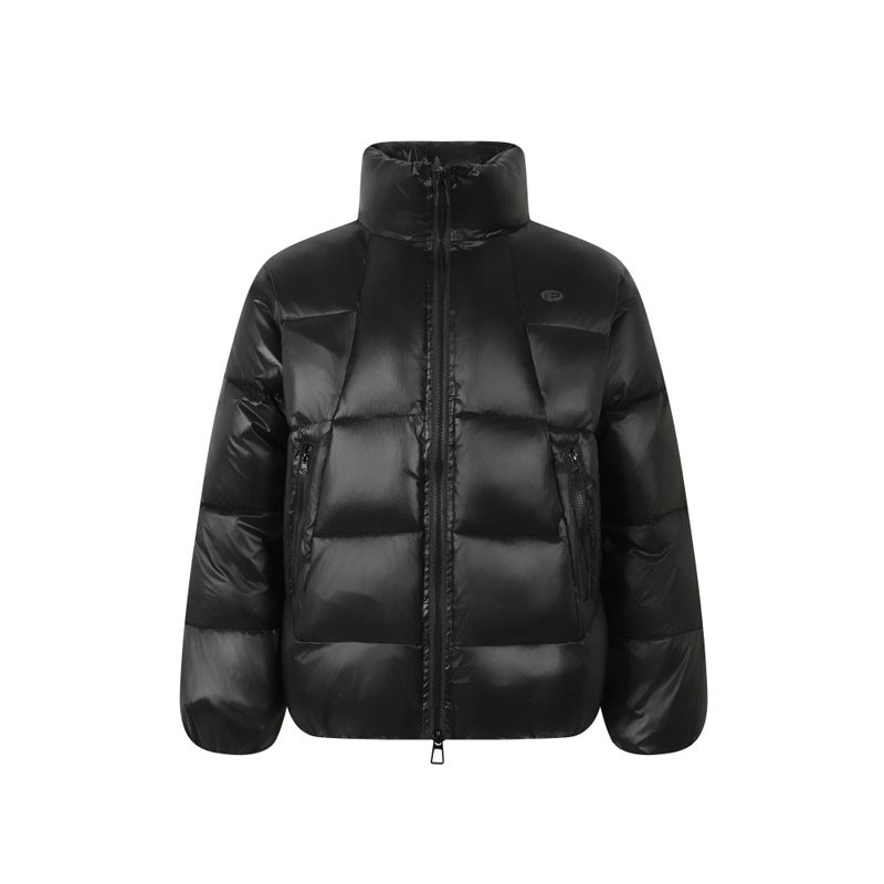 Abrigo puffer cuello-mock