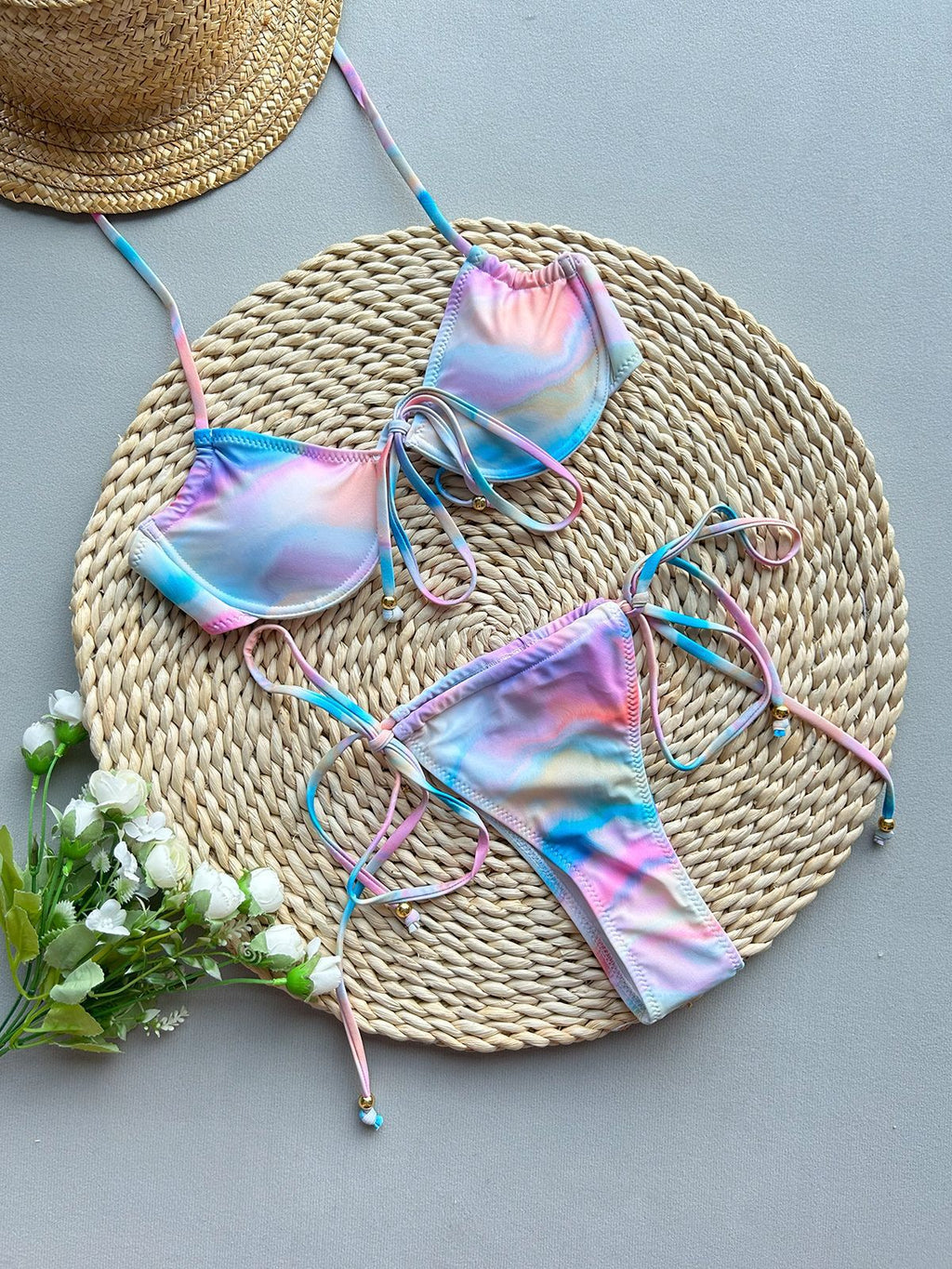 Bikini tiras print