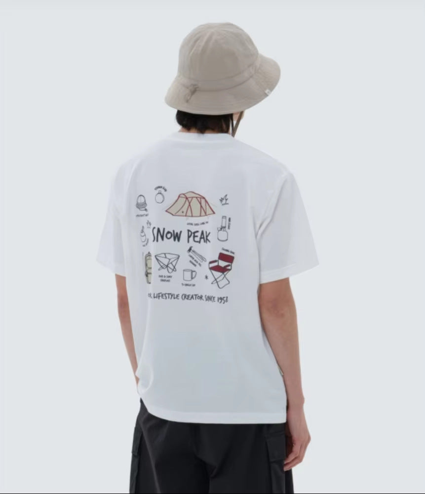 Camiseta estampada básica