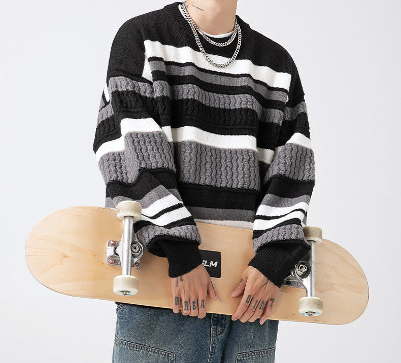 Suéter cuello redondo