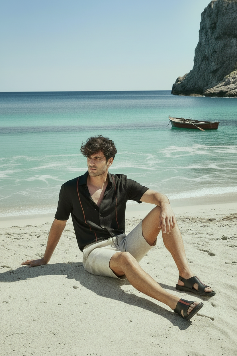 Sandalias planas correa