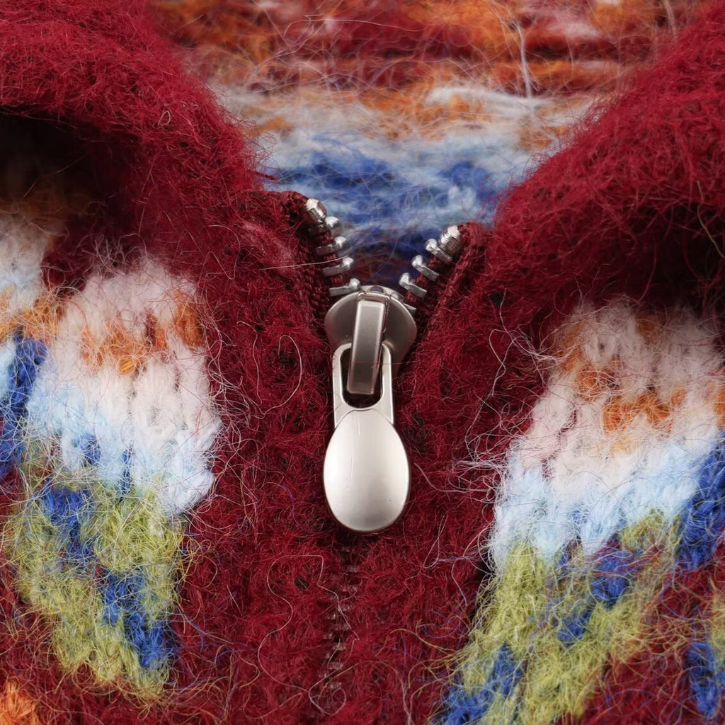 Chaqueta punto jacquard