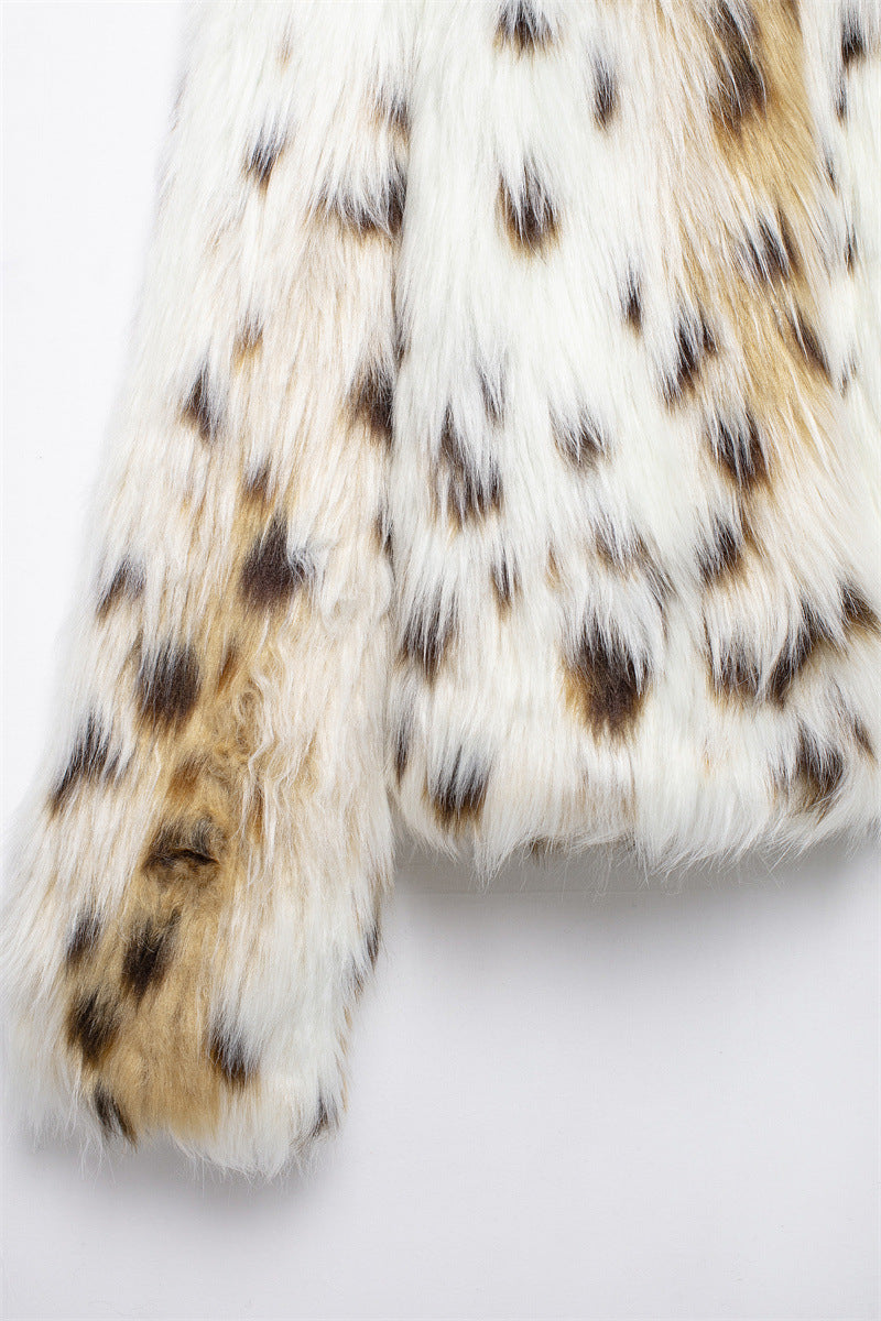 Abrigo animal print