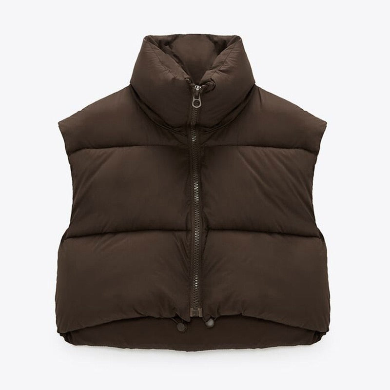 Chaleco cuello alto