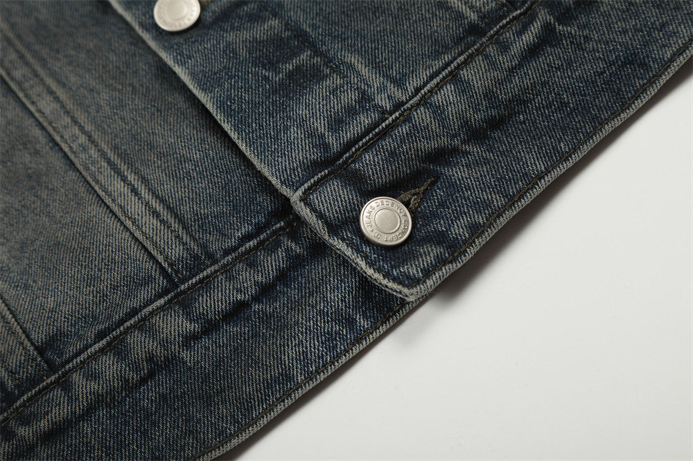 Chaqueta denim algodón