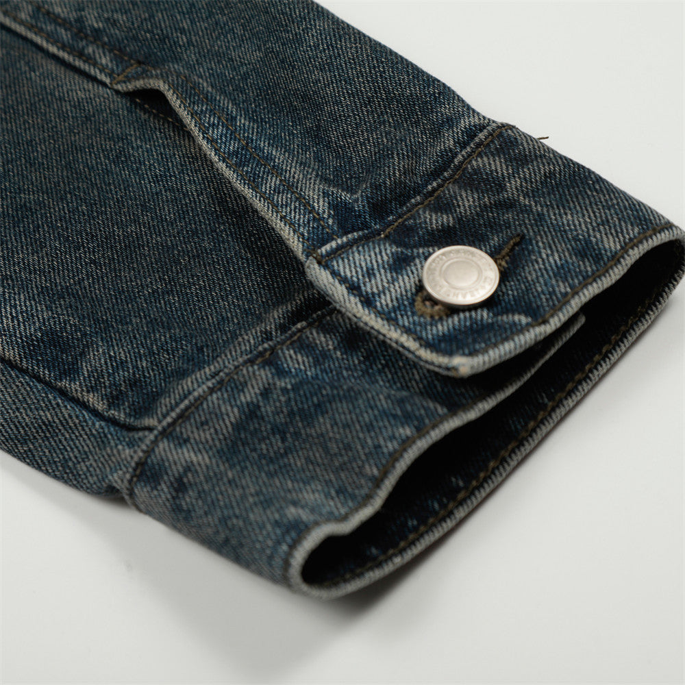 Chaqueta denim algodón
