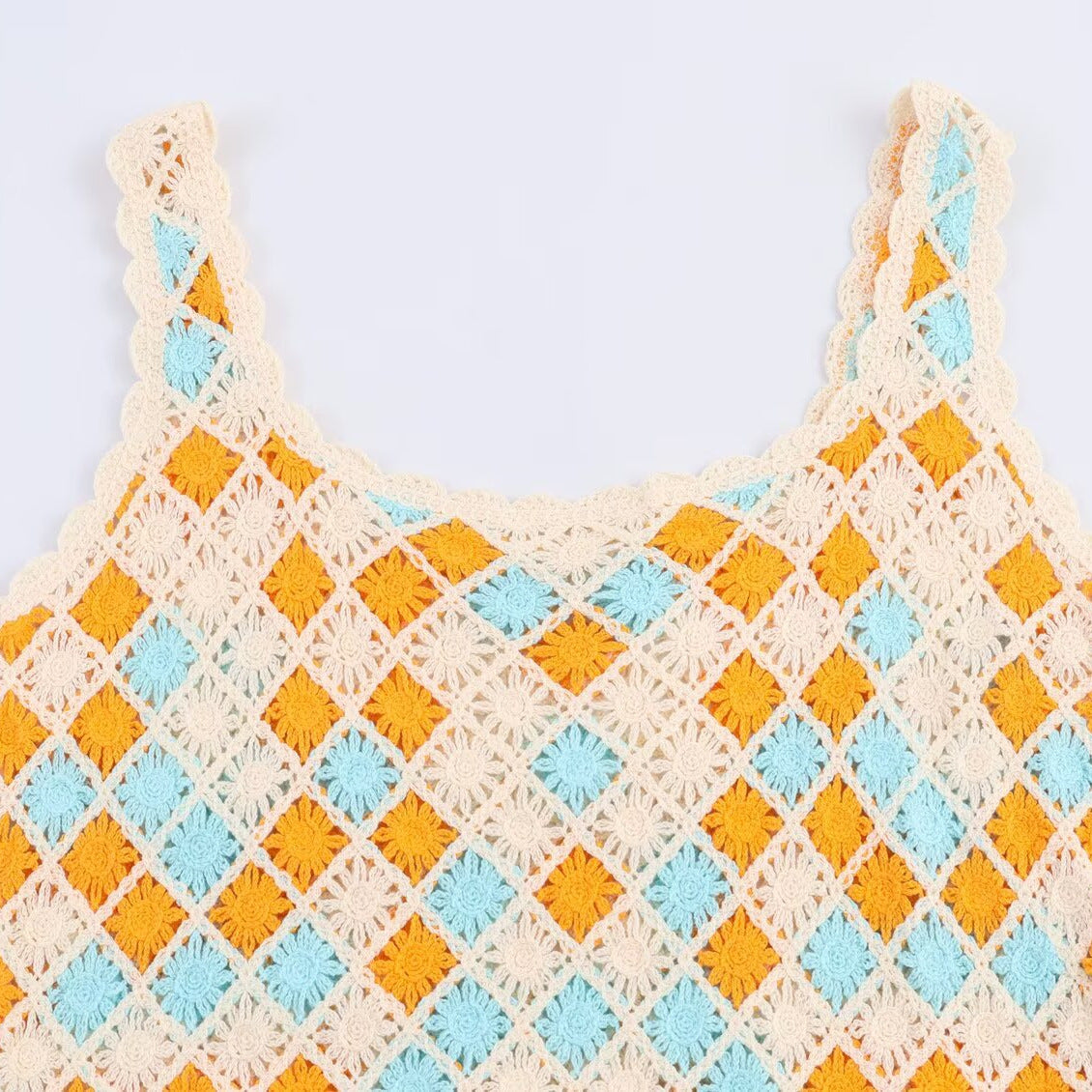 Vestido mini crochet
