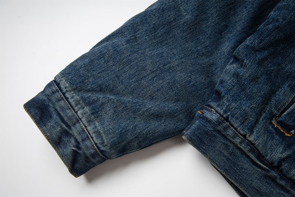 Chaqueta denim algodón