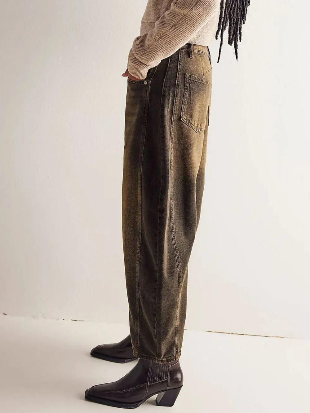 Jeans estilo retro lavado