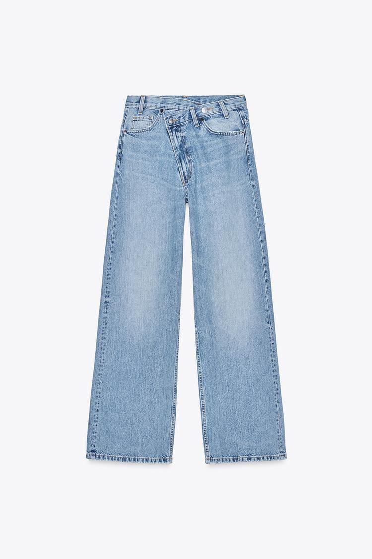 JEANS TIRO-ALTO ASIMÉTRICO
