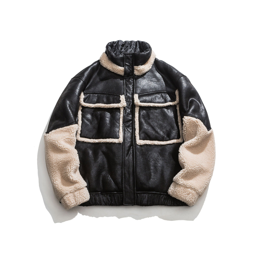 Abrigo piel retro japonés