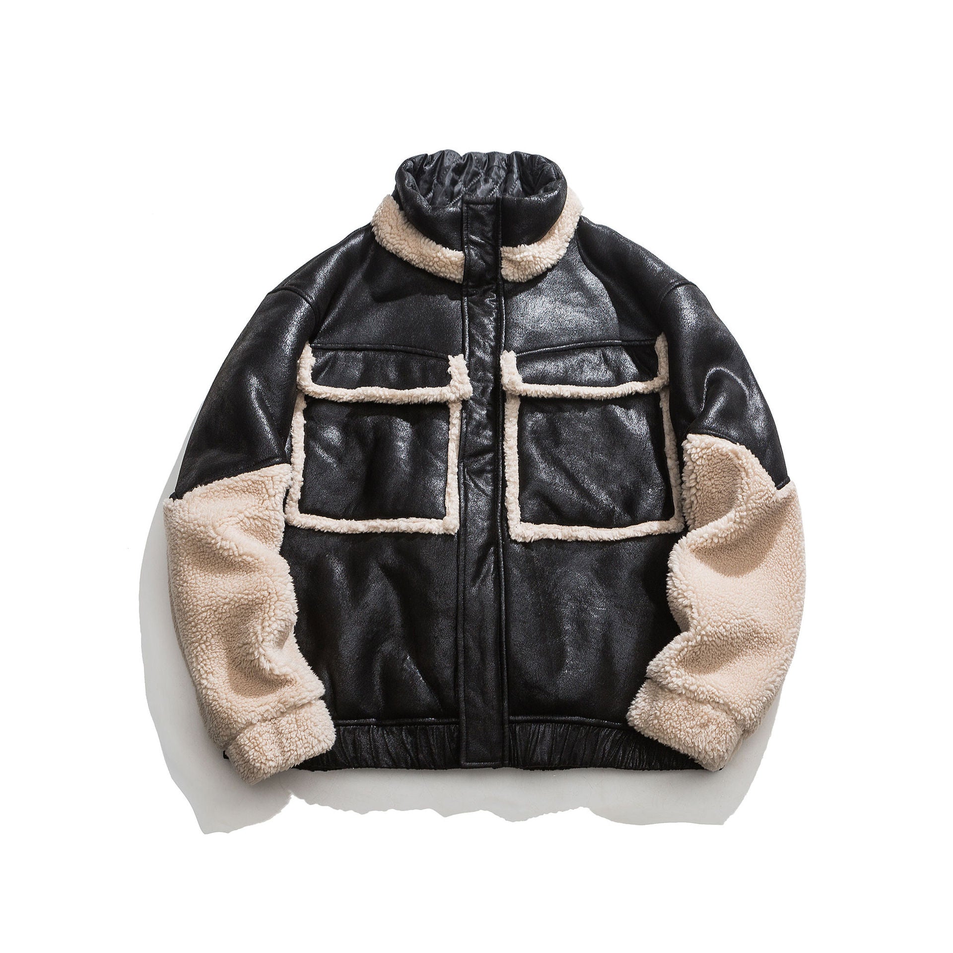 Abrigo piel retro japonés