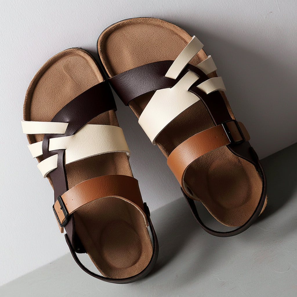 Sandalia plana Cork